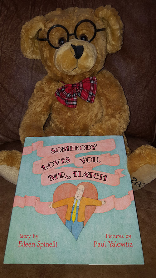 A teddy bear and a book comfort anxious children